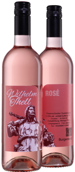 Rosewein Jahrgang 2020 der frische Rose von Winzer Wilhelm Thell 0,75